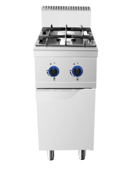 Cucina a gas a 2 fuochi - Vano con ante - cm 40 x 90 x 114h Cucina a gas a 2 fuochi - Vano con ante - cm 40 x 90 x 114h