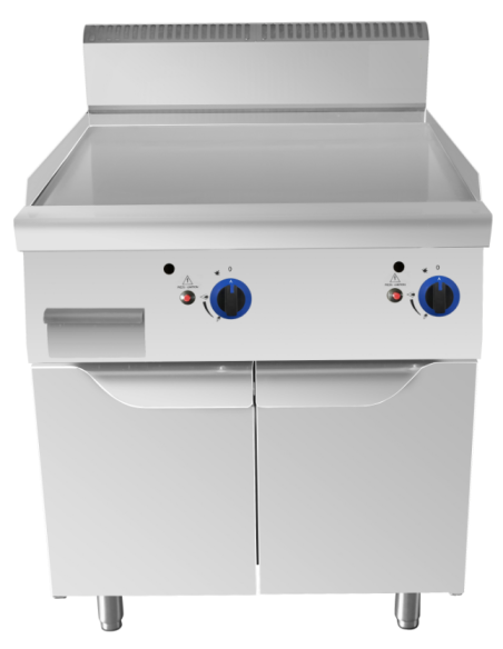 Gas fry top with smooth plate - cm 80 x 70 x 108.5 h Gas fry top with smooth plate - cm 80 x 70 x 108.5 h