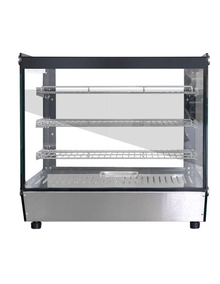 Vitrina caliente de 150 litros - Vidrio recto - cm 70 x 57 x 67,8 h Vitrina caliente de 150 litros - Vidrio recto - cm 70 x 57 x 67,8 h