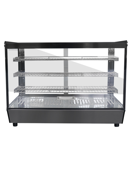 Vitrina caliente de 200 litros - Vidrio recto - cm 90 x 57 x 67,8 h Vitrina caliente de 200 litros - Vidrio recto - cm 90 x 57 x 67,8 h