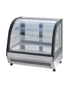 Vitrina refrigerada de 130 litros - Vidrio curvado - cm 90 x 56 x 67 h