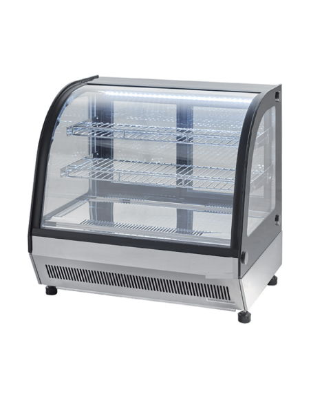 Vetrina refrigerata da 130 litri - Vetro curvo - cm 90 x 56 x 67 h Vetrina refrigerata da 130 litri - Vetro curvo - cm 90 x 56 x 67 h