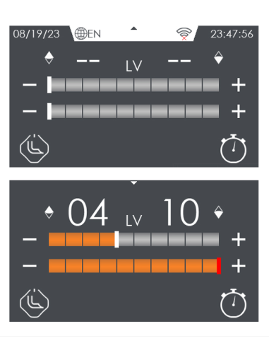 Induction cooker with 2 cooking zones - Touch - Cm 40 x 90 x 90 h