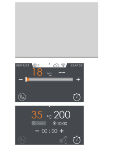 Fry top eléctrico cromado liso - Touch - Cm 80 x 90 x 90 h 2