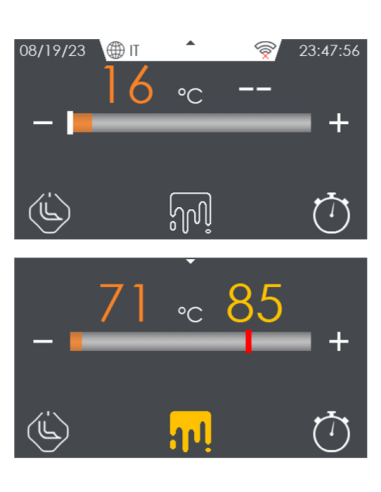 Fryer electric professional 2 tanks 8+8 liters - Touch - cm 40 x 90 x 90 h