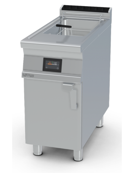 Freidora eléctrica profesional 1 cuba 18 litros - Touch - cm 40 x 90 x 90 h