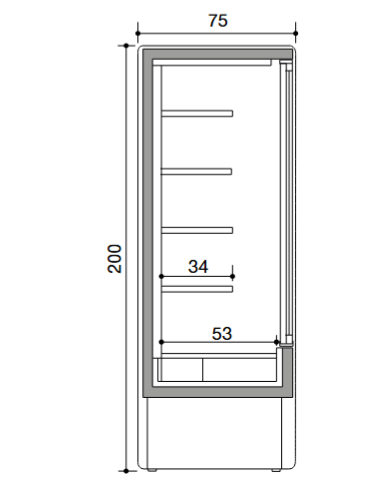 Muro refrigerado - Ventilado - Puerta de...