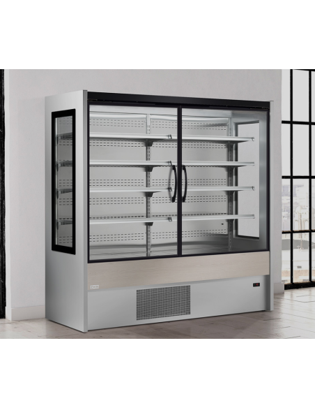 Muro refrigerado - Ventilado - Puerta de costura - cm 180 x 75 x 200h