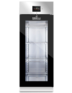 Drying cabinet cheese 625-liter - Glass door and black profiles 2