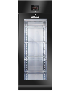 Drying cabinet 625 liter - Black exterior - Glass door 2