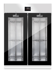 Drying cabinet 1365 liter - Glass door - Black profiles 2