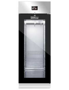 Aging display case 625 liters - 150 kg - Black profiles