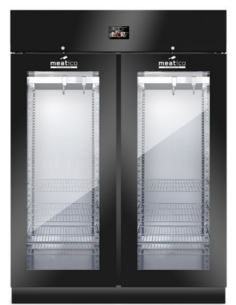 Vitrina de maduración 1365 litros - 300 kg - Negro