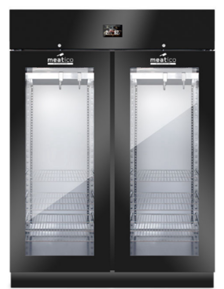 Vitrina de maduración 1365 litros - 300 kg - Negro