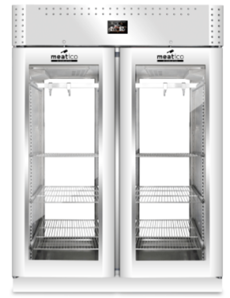 Vitrina de maduración de 1365 litros - Parte delantera y trasera acristaladas