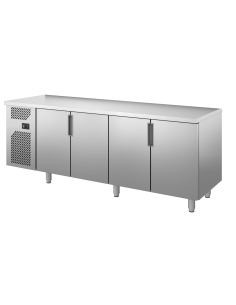 Refrigerated table - N. 4 doors - Cm 242 x 70 x 85 h 2