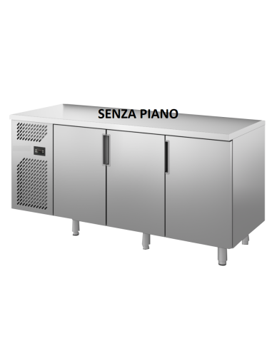 Tavolo refrigerato - N. 3 porte - Cm 190 x 80 x...