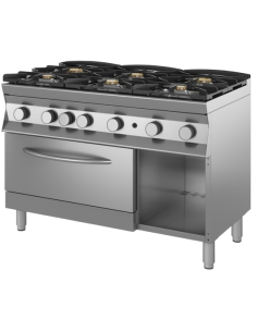 Gas cooker - Free fiamma - Gas oven - N.6 fires - cm 120...