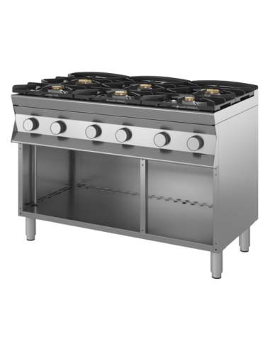 Cocina de gas - Fiamma gratis - N.6 incendios -...