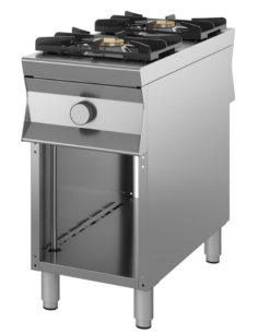 Cucina a gas passante - Fiamma libera - N. 2 fuochi - cm... 2
