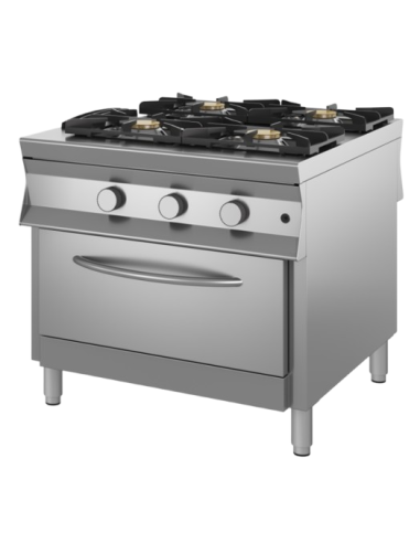 Gas passing kitchen - Free fiamma - Oven - N.4...
