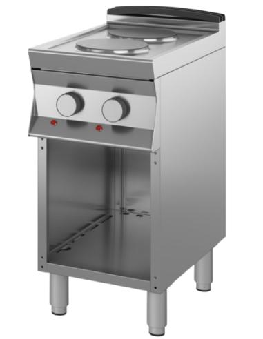 Cocina eléctrica - N° 2 placas redondas - cm 40...