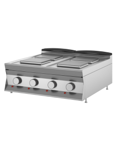Cooking plan - Electric - N° 4 plates - cm 90 x 90 x 28 h