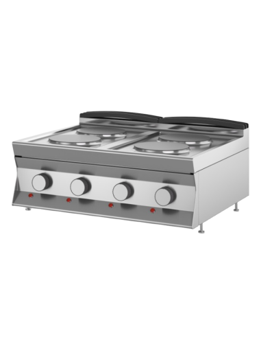 Cucina elettrica - N° 4 piastre - cm 80 x 70 x...