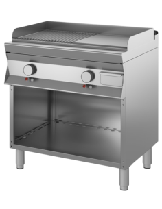 FryTop Elettrico - Piastra 1/2 liscia + 1/2 rigata al... 2