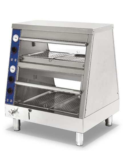 Bain-marie warmer 2 x GN 1/1 + 2 x GN 2/3 - 2 floors Bain-marie warmer 2 x GN 1/1 + 2 x GN 2/3 - 2 floors