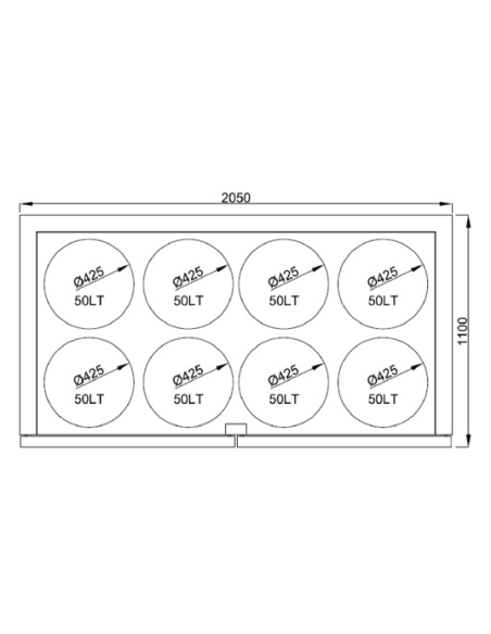 Box refrigerato per birra - N. 8 da 50 litri - Con gruppo Box refrigerato per birra - N. 8 da 50 litri - Con gruppo