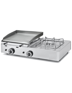 Fry top a gas con 1 cocina 2