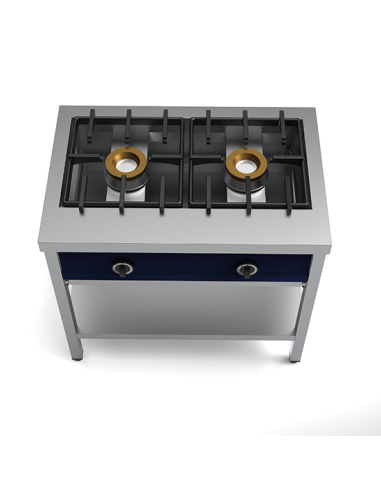 Cocina para tortitas con 2 quemadores