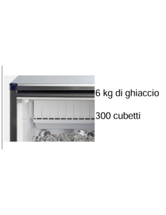 Air filled cube ice maker 20 kg / 24 h 2