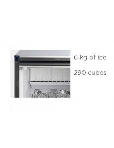 Fabbricatore ghiaccio cubetto cavo - Aria/Acqua kg 30/28