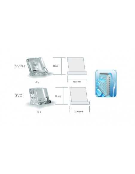 Ice maker full cube - Air/Water 140 kg/24h Ice maker full cube - Air/Water 140 kg/24h