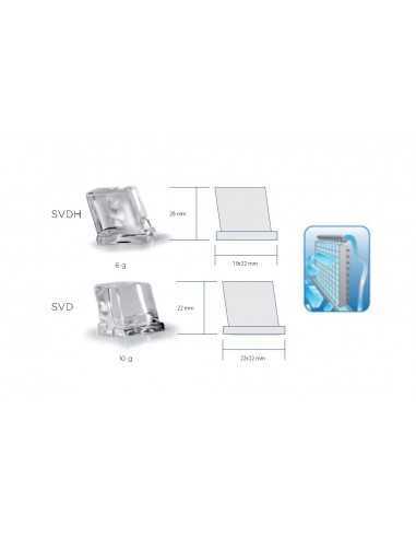 Full cube ice maker - Air/Water 220 kg/24h