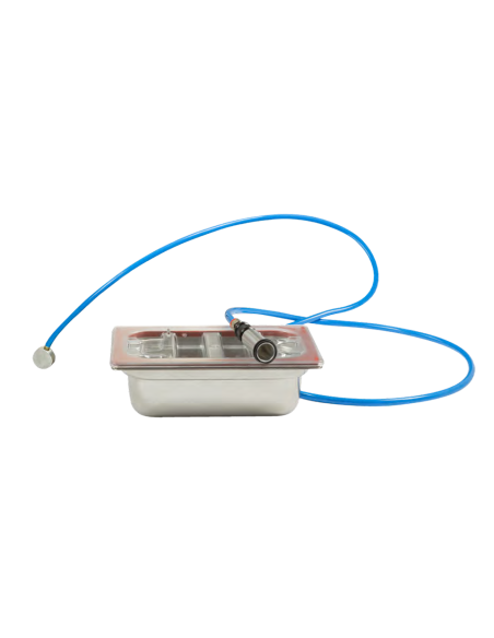 Gastronorm pans with suction tube for GN1-3 bells