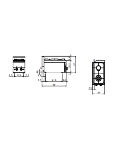 Cucina a gas con 2 fuochi - cm 30 x 60 x 30 h 2