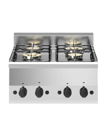 Gas kitchen with 4 burners - cm 60 x 60 x 30 h Gas kitchen with 4 burners - cm 60 x 60 x 30 h
