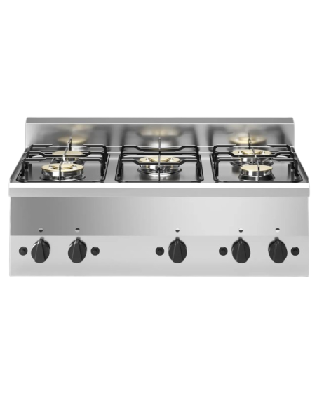 Gas kitchen with 5 burners - cm 90 x 60 x 30 h Gas kitchen with 5 burners - cm 90 x 60 x 30 h