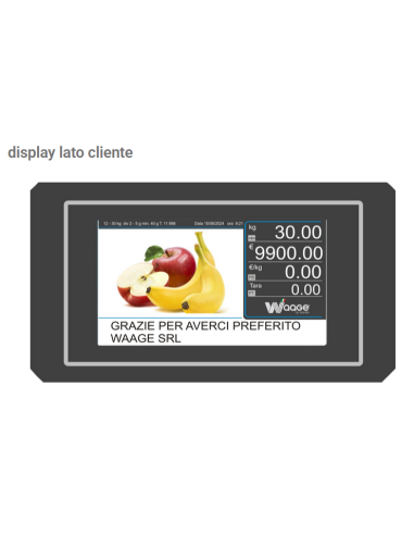 Balanza - Etiquetadora - Multirango 12-30 kg...