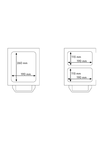 Termosigillatrice manuale da banco - cm 30 x 67...