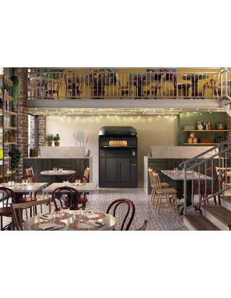 Forno pizza elettrico per 6 pizze - Cappa e cella di lievitazione Forno pizza elettrico per 6 pizze - Cappa e cella di lievitazione