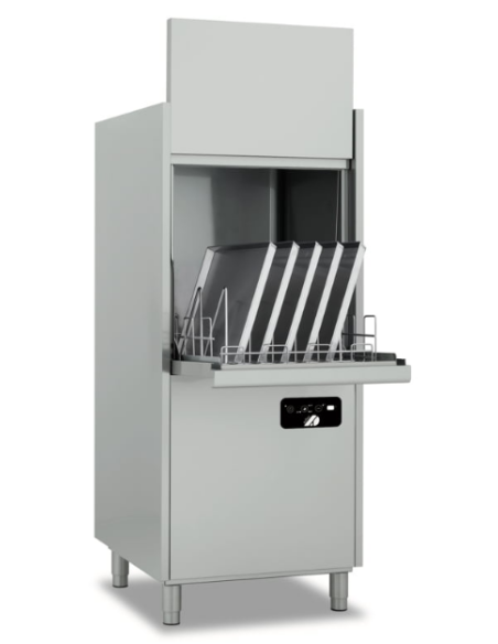 Lavadora con capota - Cesta de cm 56 x 63 - Cm 72 x 78 x 193 h