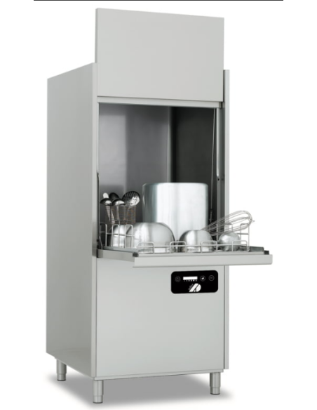 Lavadora con capota - Cesta de cm 70 x 70 - Cm 85 x 85 x 196 h