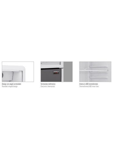 Refrigerator cabinet - Capacity liters 218 - cm 54 x 57 x152.5 h