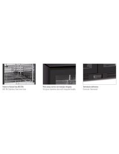 Retrobanco inox con 3 porte - Capacità litri 241 - Cm 135 x 52,6 x 83,5 h 2