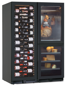 Wine Display - Cold cuts and cheese cabinet - cm 121 x 70 x 180.4 h