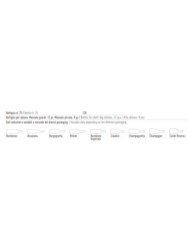 Espositore vino - Armadio salumi e formaggi - cm 121 x 70 x 180,4 h